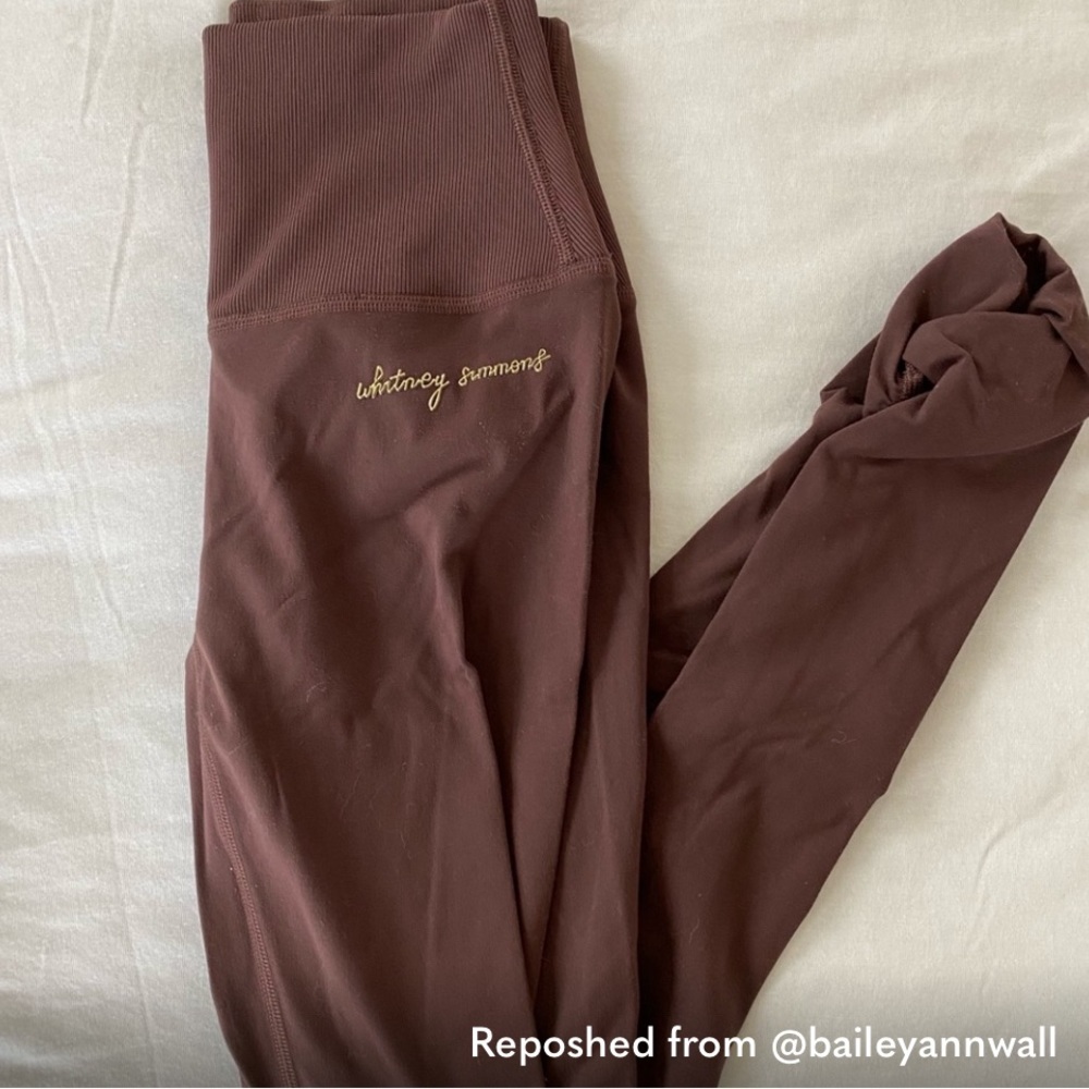 Gymshark Whitney leggings in brown!